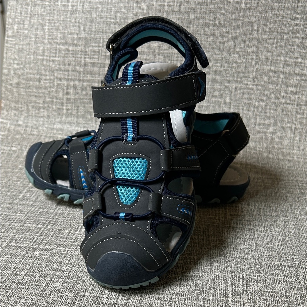 Kids Navy and Teal Active Sandals/Boys sandals